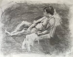 Figure Drawing made at Art Hub session