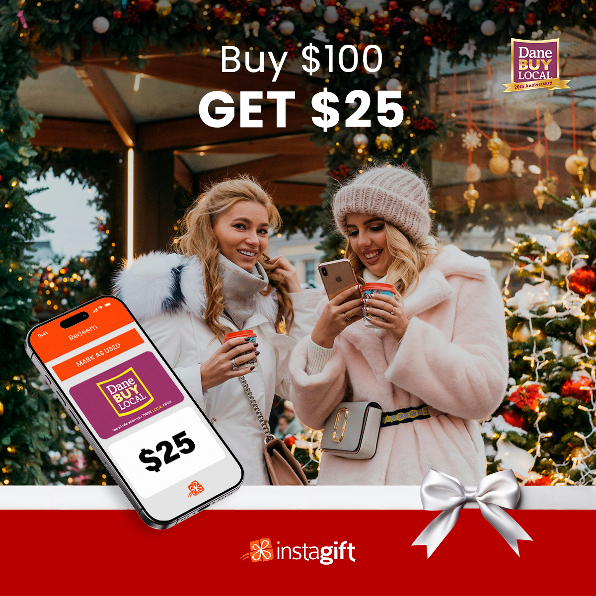 Buy $100, get $25 in Instagift gift cards