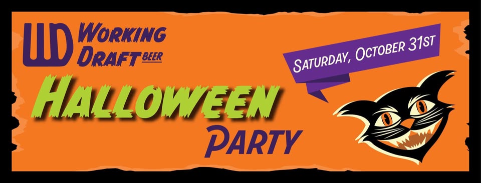 Halloween Celebration 2026 Working Draft Beer Co.